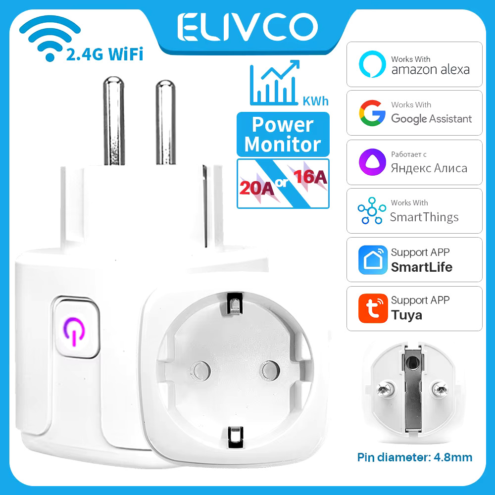 Elivco Smart Plug with Power Monitoring